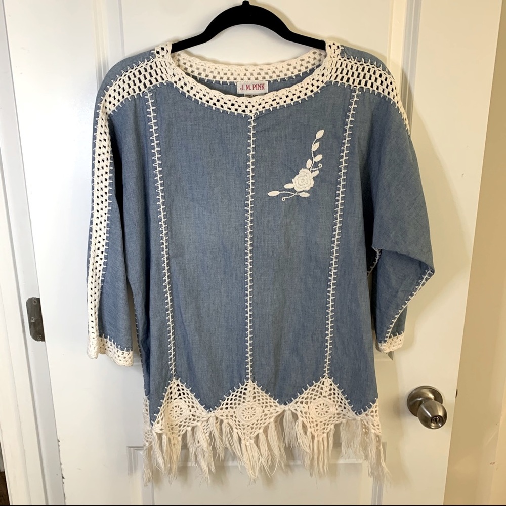 J.M. Pink shirt Medium P5